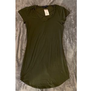 Green Body Con dress